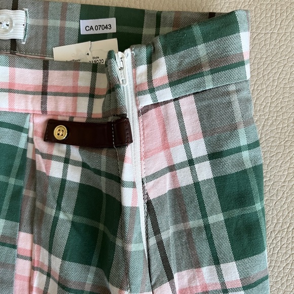 NWT - Janie and Jack Girls’ Pleated Plaid Skirt - Size 6Y - Picture 4 of 9